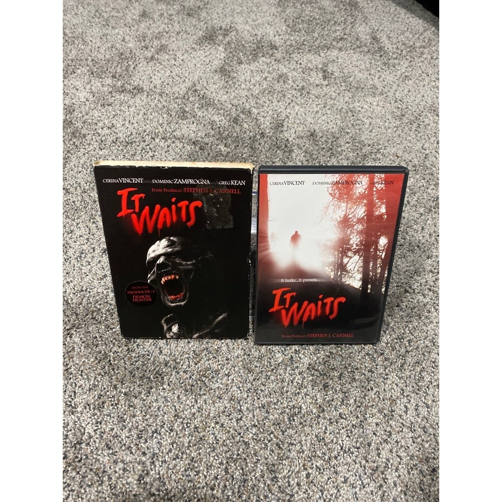 It Waits DVD 2005 Horror Movie Cerina Vincent Stephen J Cannell with Slipcover
